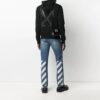 Herre SS21 Arrows-genser, slim fit, svart