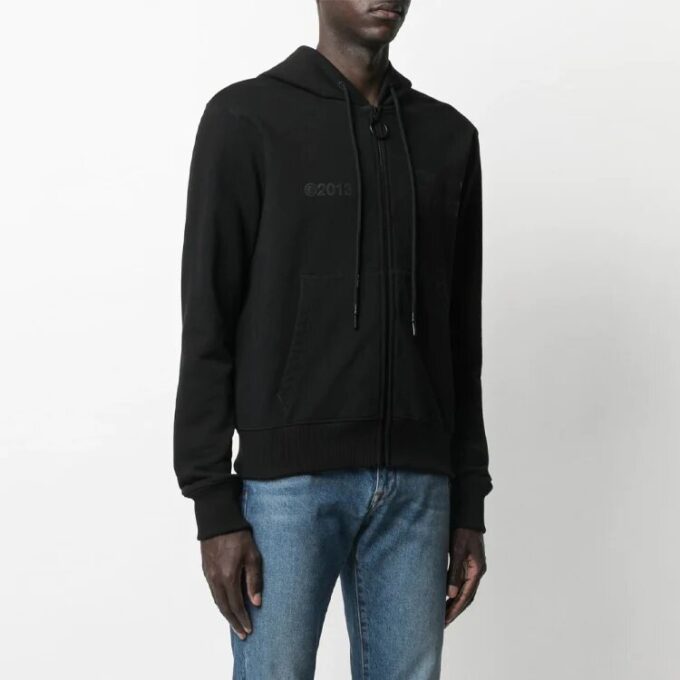 Herre SS21 Arrows-genser, slim fit, svart