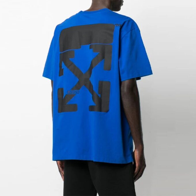 Herre SS21 Arrows Logo Oversize Blå
