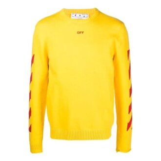 Herre SS21 genser, slim fit, gul