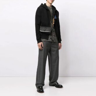 Herre SS21 Hand Off Logo-genser Svart