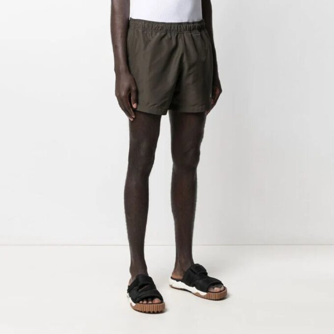 Herre SS21 Logo-bukser Shorts Slim Fit Brun