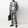 Herre SS21 Logo Camouflage-jakke Camouflage
