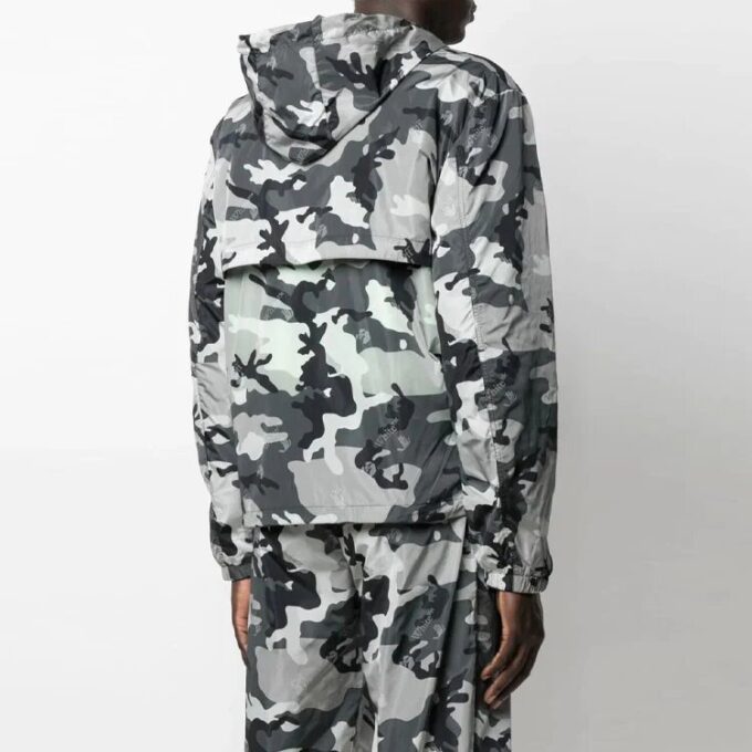 Herre SS21 Logo Camouflage-jakke Camouflage