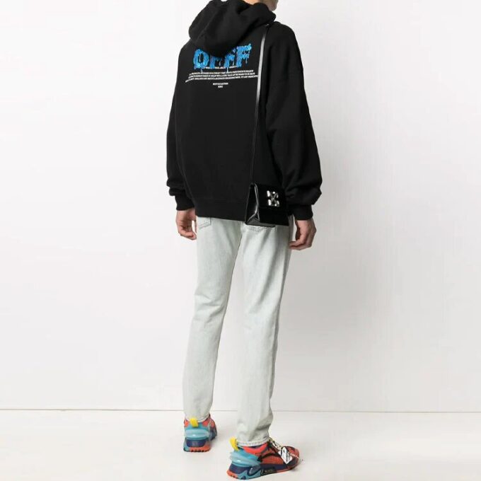 Herre SS21 Logo-genser Oversize Svart