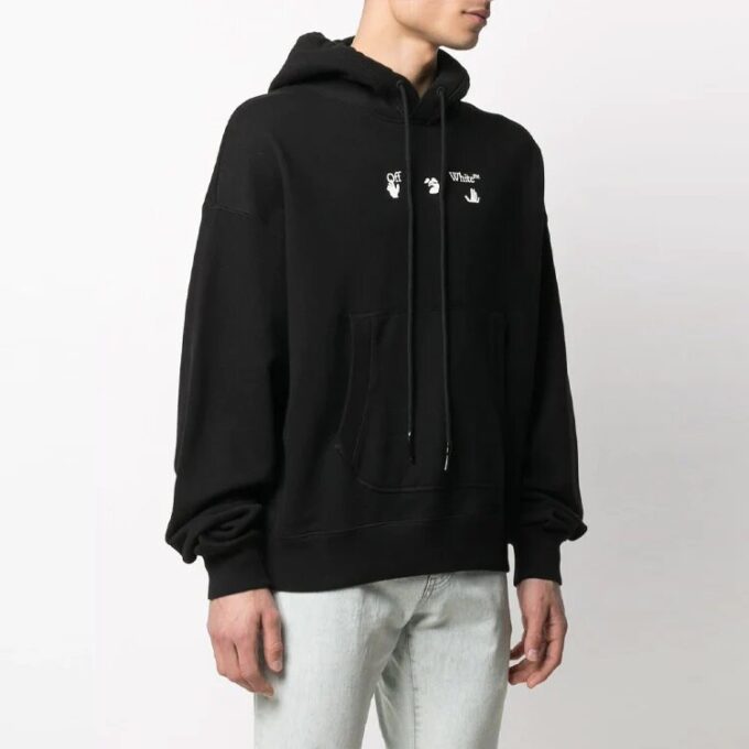Herre SS21 Logo-genser Oversize Svart