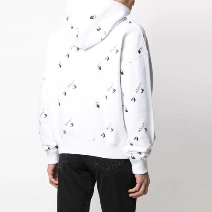 Herre SS21 Logo-gensere Hvit