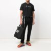 Herre SS21 Logo-jeansbukser, svart
