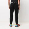 Herre SS21 Logo-jeansbukser, svart