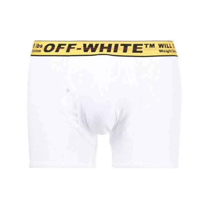 Herre SS21 Logo Tre-pakning Tripack Classic Industrial Boxer Hvit
