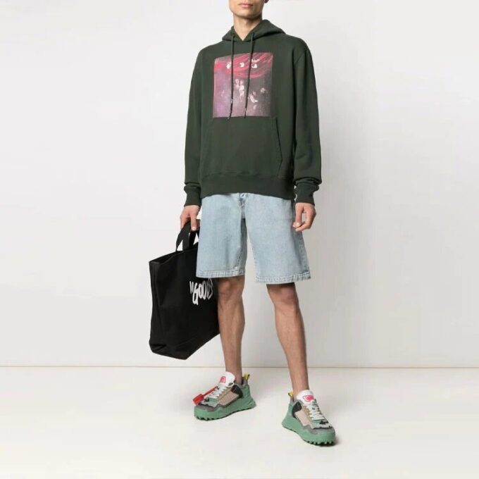 Herre SS21 Oversize-genser Grønn