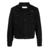 Herre SS21 Oversized-jeans med Arrows-mønster, svart