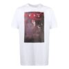 Herre SS21 Print Oversized Hvit
