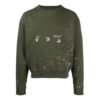Herre SS21 sports-genser, oversize, grønn