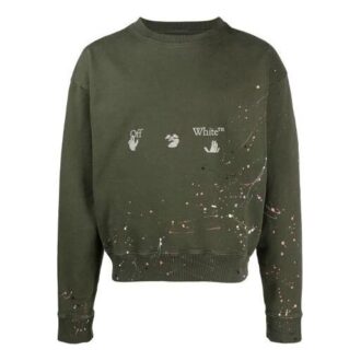 Herre SS21 sports-genser, oversize, grønn