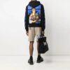 Herre SS21 sports-gensere, oversize, svart