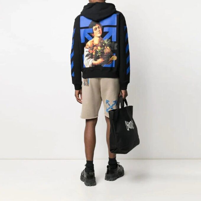 Herre SS21 sports-gensere, oversize, svart