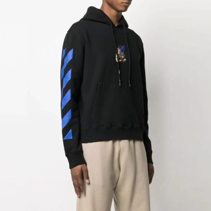 Herre SS21 sports-gensere, oversize, svart