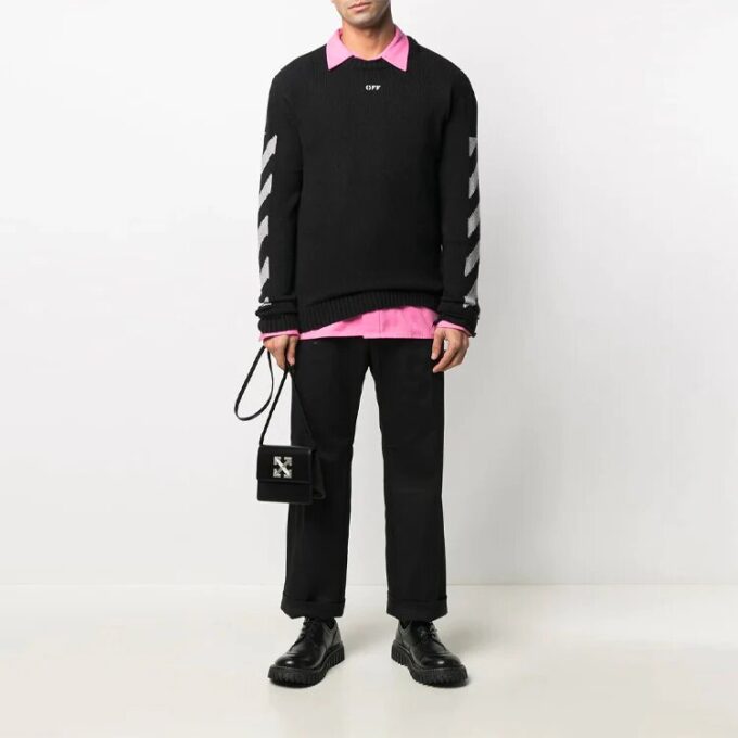 Herre SS21 SS21 logo-skjorte svart