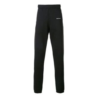 HERRE Virgil Abloh Logo Joggebukse Svart