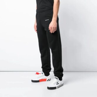 HERRE Virgil Abloh Logo Joggebukse Svart