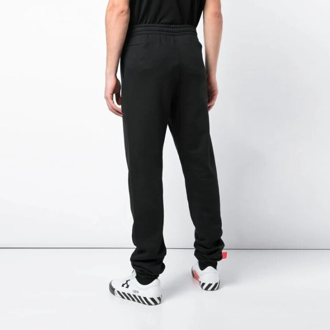 HERRE Virgil Abloh Logo Joggebukse Svart