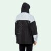 Herrejakke i svart og hvitt