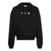 Hettegenser med akrylpil «Black Fuchsia»