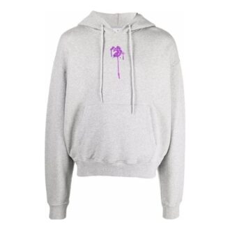 Hettegenser med dryppende OW-logo «Grey»