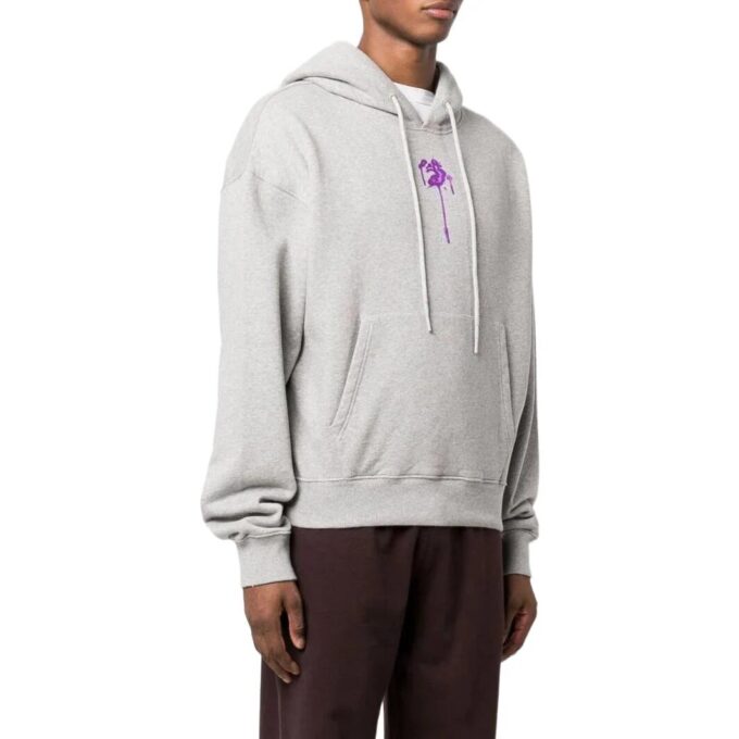 Hettegenser med dryppende OW-logo «Grey»