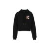 Hettegenser med fargegradient «Black Multicolor»