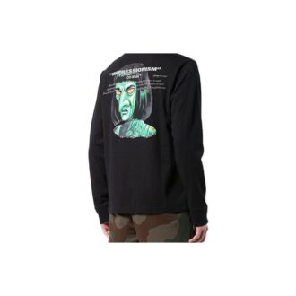 Impressionism T-skjorte for menn med logo og lange ermer