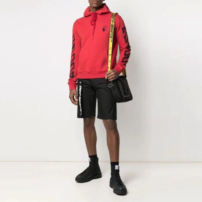 Industrial Belt Knee-Length Shorts Version Svart