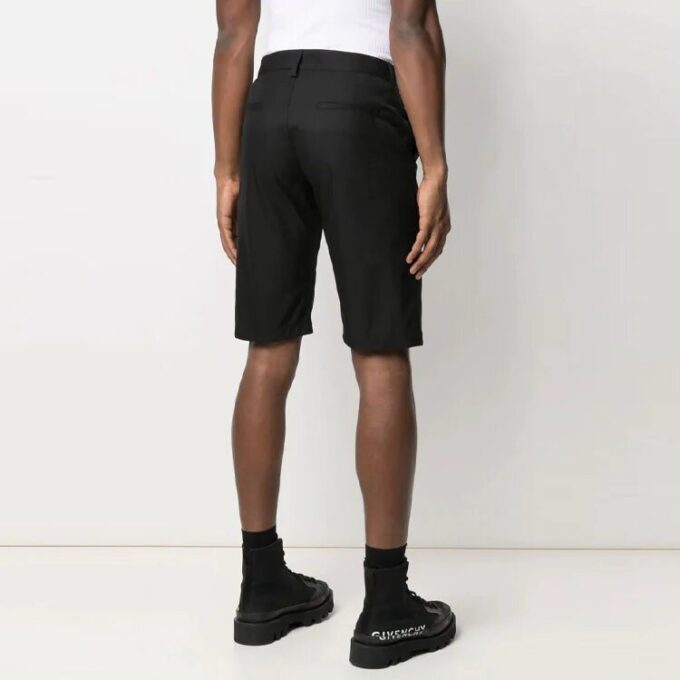 Industrial Belt Knee-Length Shorts Version Svart
