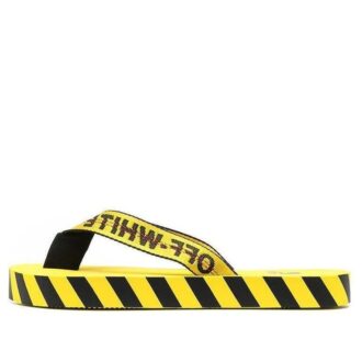 Industrielle flip-flops «Logo Tape – Yellow»