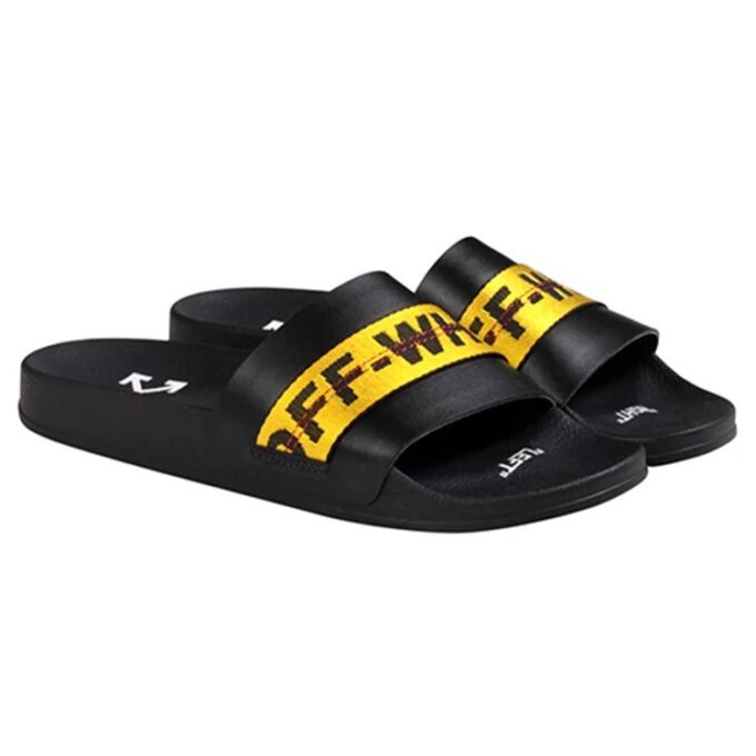 Industrielle sandaler «Svart Gul»