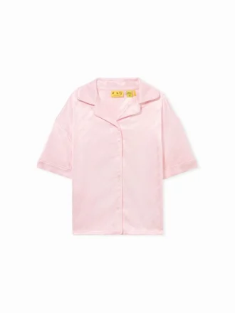 Jacquard Off Satin-skjorte