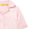 Jacquard Off Satin-skjorte