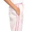 Jacquard-pyjamasbukser i sateng