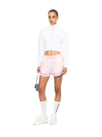 Jacquard-sateng pyjamas-Shorts