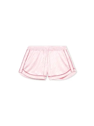 Jacquard-sateng pyjamas-Shorts