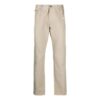 Jeans med logo-trykk og rette ben