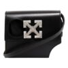 Jitney0.7-serien Design Metallic Cortex liten svart messenger-veske