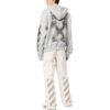Jumbo Arrow Boxy Hoodie «Melange Grey Black»