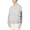 Jumbo Arrow Boxy Hoodie «Melange Grey Black»