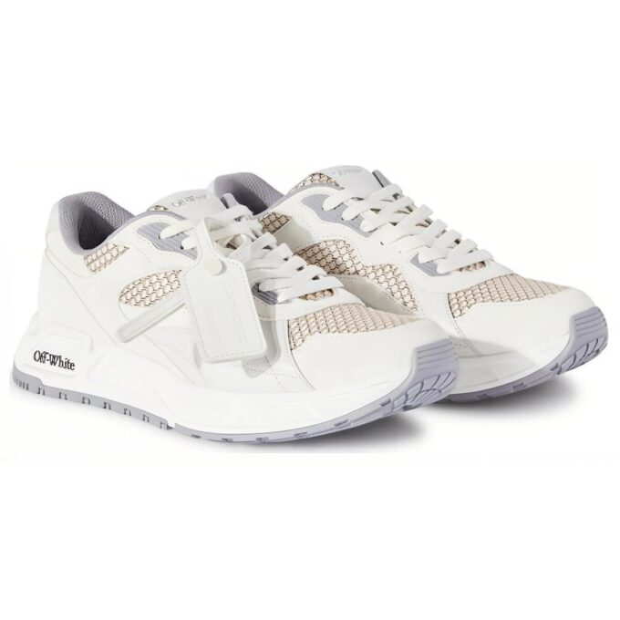 Kick Off Low-Top Sneakers «White Tan»