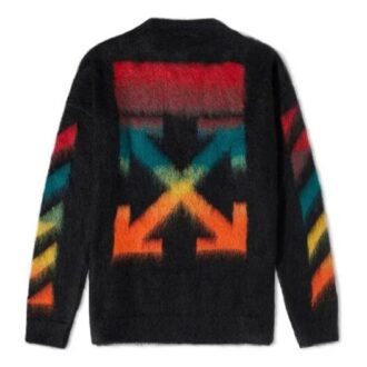 Klassisk pullover med pil-logo, svart