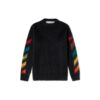 Klassisk pullover med pil-logo, svart