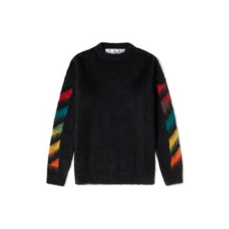 Klassisk pullover med pil-logo, svart