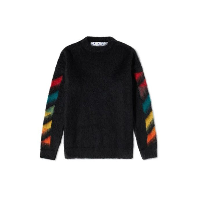 Klassisk pullover med pil-logo, svart